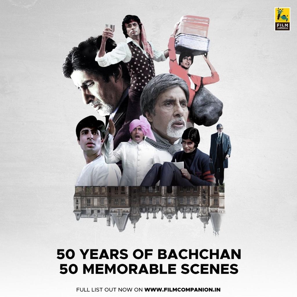 SrBachchanclub's tweet image. T 316 - #50YearsOfAmitabhBachchan
@SrBachchan sir completed 50 years in Film industry as people saya that they have worked &amp;amp; working in an Era of #BACHHAN . An individual inspiring millions of people around the work with his larger than life aura. #50YearsOfBachchan 🔃🆎