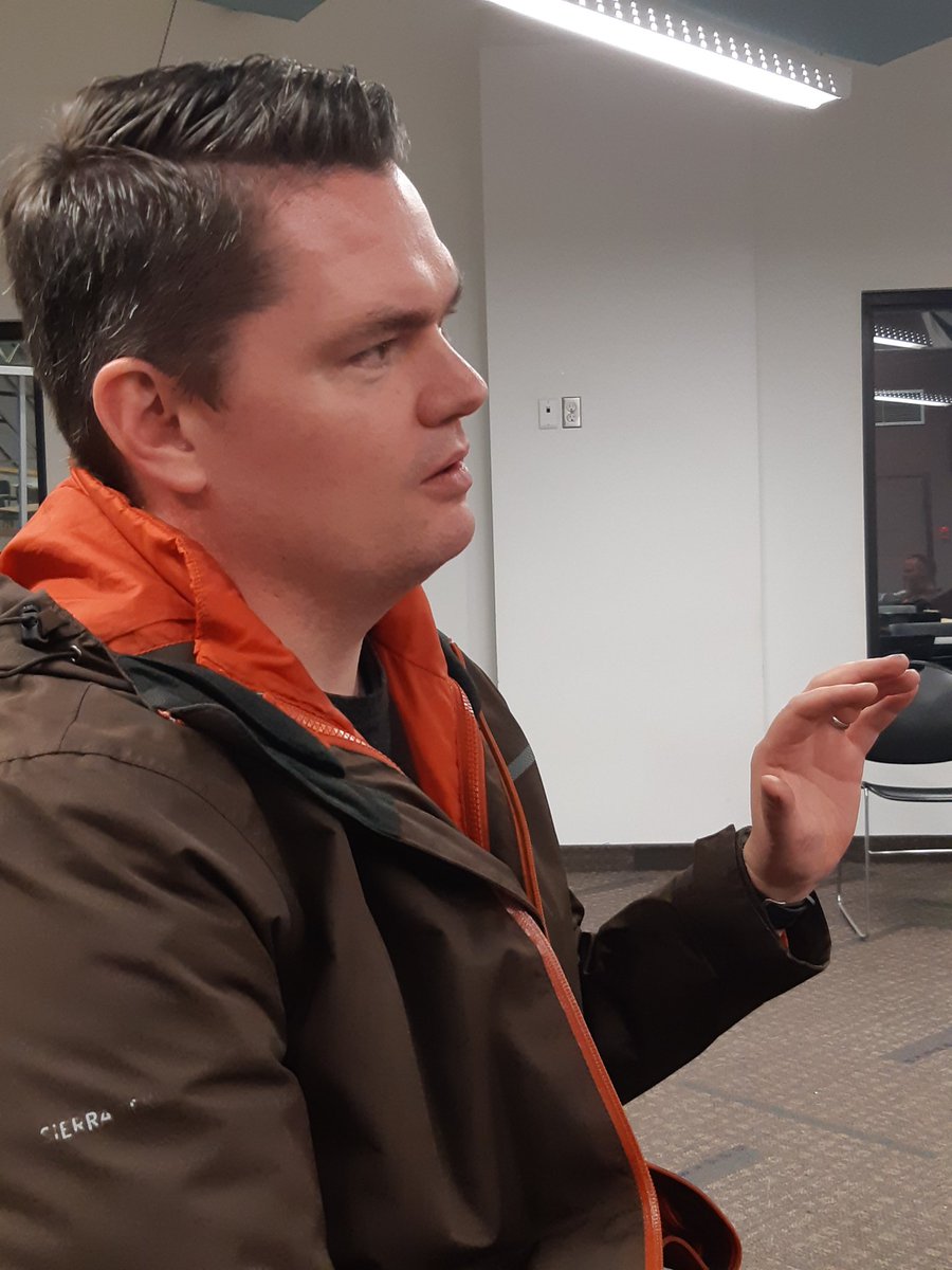 Paul_Salvatore's tweet image. 'A place to share a sense of community - make a connection, say hi.' Jeff @cdlicalgary @TricoCentre @calgarylibrary @calgary #weavingourstories #connectinspireact #fishcreeklibrary