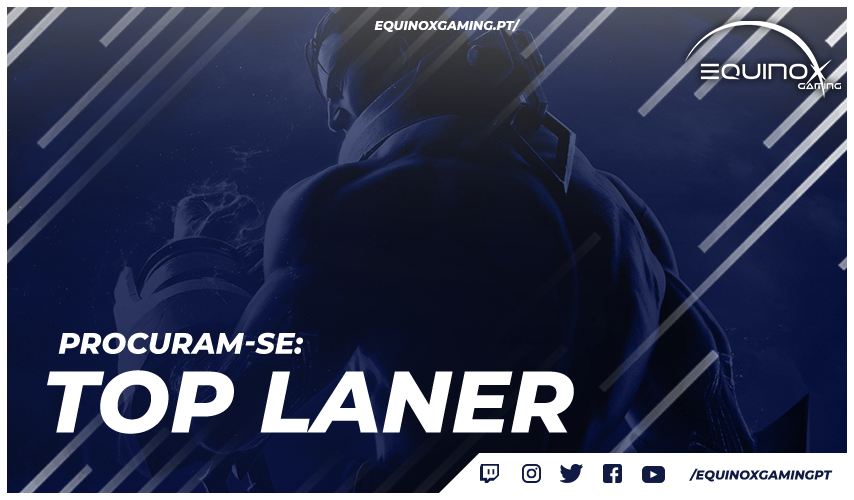 EquinoxGamingPT's tweet photo. #LoL
A equipa de LoL dos Equinox Gaming está à procura de jogador para a posição de Top.
REQUISITOS
+ Rank: Diamond 4+
+ Disponibilidade e dedicação
+ Grande variedade de champions
#GOEQX | #VAMOSCOMTUDO | #LoL | #LoLPT | #leagueoflegendsportugal | #Recrutamento
@LeaguePortugal https://t.co/RJtGqcl0KP