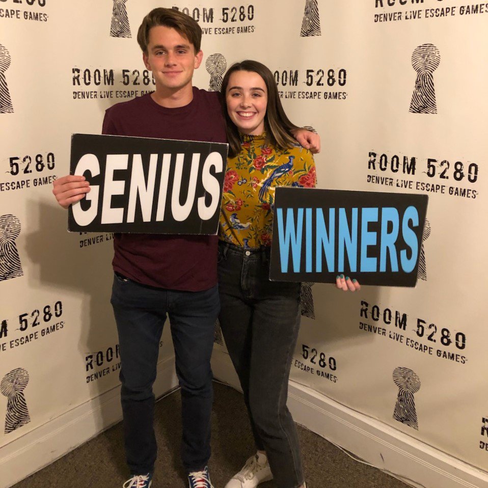 EscapeRoom5280's tweet photo. #room5280 #thedarkroom #5thavenue #couples #couplegoals #denverfun #winners #denverescaperooms https://t.co/OjUHLUmN9s