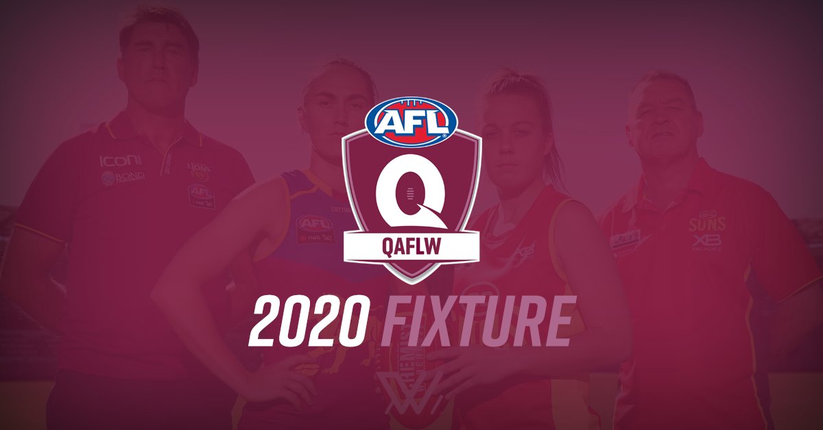 QAFL / QAFLW (@qafl_qaflw) on Twitter photo We're seeing 2020! 👀
The <a href="/BondUniversity/">Bond University</a> QAFLW season will move forward and align with the NAB <a href="/aflwomens/">AFL Women's</a> season next year!
Full details 👇
aflq.com.au/qaflw-fixture-… We're seeing 2020! 👀
The <a href="/BondUniversity/">Bond University</a> QAFLW season will move forward and align with the NAB <a href="/aflwomens/">AFL Women's</a> season next year!
Full details 👇
aflq.com.au/qaflw-fixture-…