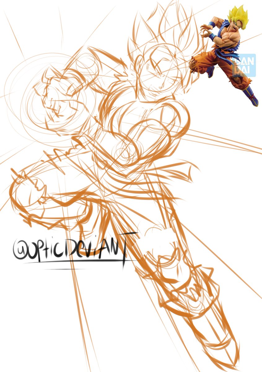 DeviantNsfw_'s tweet photo. working on more sketch practice, DBZ ! Goku #Sketch #anime #dbz #opticdeviant #digitalart https://t.co/qfkgf1lTxg
