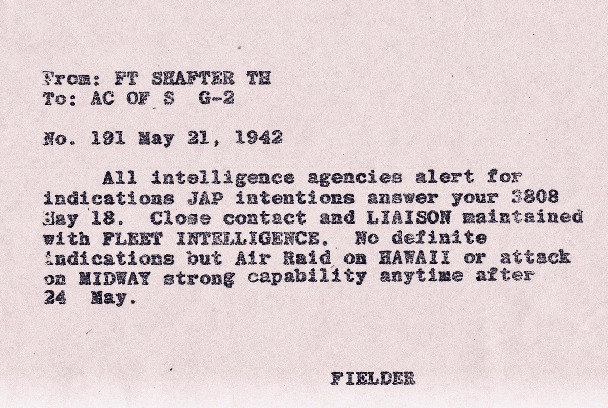 Intel_Sources's tweet photo. Top Secret messages in U.S. library archives sent to the White House days before the Battle of #Midway, June 1942, lasting (4) days. This evidence confirms, clarifies that the U.S. Navy did know of the potential attack would occur post May 24. https://t.co/8aZo05opf6