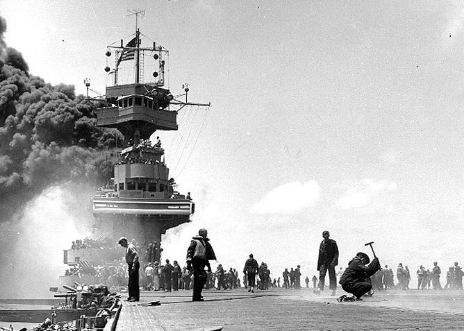 Intel_Sources's tweet photo. Top Secret messages in U.S. library archives sent to the White House days before the Battle of #Midway, June 1942, lasting (4) days. This evidence confirms, clarifies that the U.S. Navy did know of the potential attack would occur post May 24. https://t.co/8aZo05opf6