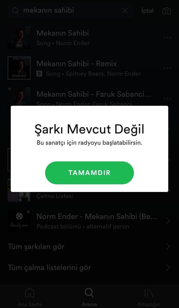 labs_xtreme's tweet photo. Ünlü rapçi Norm Ender müzik piyasasına 'Mekanın Sahibi' isimli şarkısıyla hızlı bir dönüş yapmıştı.

Şarkıyla ilgili son zamanlarda çalıntı iddiaları ortaya atılmıştı. Spotify'dan şarkının kalktığı görüldü.

#musicindustry #hiphop #music #artist #rapmusic #spotify  #normender https://t.co/JCf1jY269s
