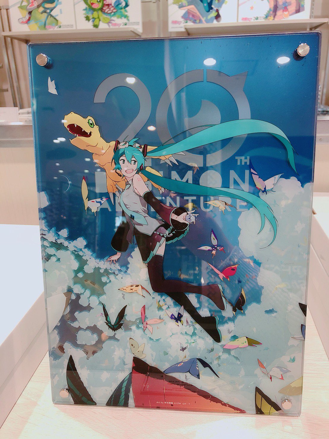 初音ミク デジモンアドベンチャー 3層アクリルパネル - メルカリ
