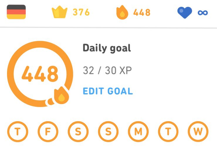 maxamilli's tweet image. What’s going to be the best way to celebrate 450 straight days of Deutsch? @duolingo #duolingo