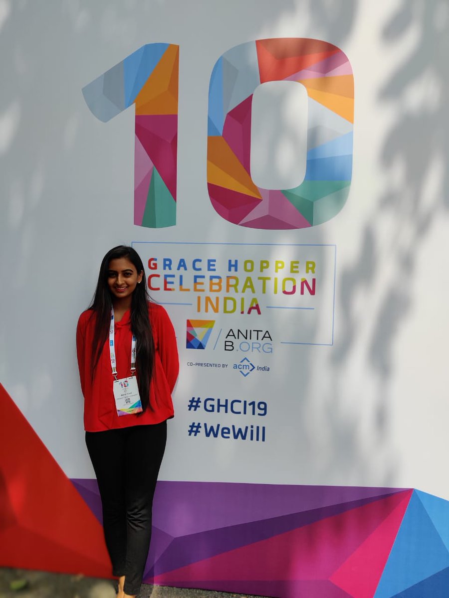 MansiiGoyal's tweet photo. At the10th edition of #GHCI2019, the largest technology conference for women in Asia! Thank you @westerndigital for the lovely opportunity. 🤗 #WDCLife #WesternDigital #WDCEmployee #WeWill #Day1 https://t.co/IRg3UpuhCn