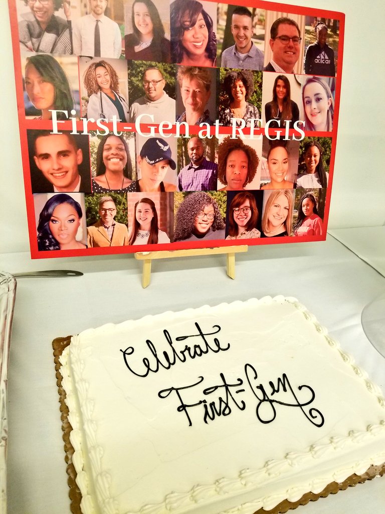 RegisMA_ResLife's tweet image. Our @RegisLife_MA #FirstGenPride dinner was both delicious and an absolute joy. Our first-gen community members are making @RegisCollege_MA proud! #firstgenatregis