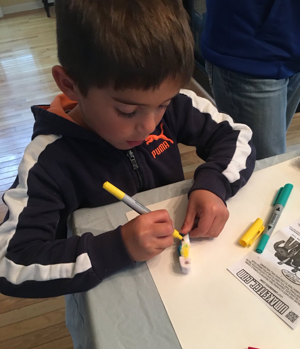 U_Make_It's tweet photo. Some more pics from my work with the R&amp;D department. These guys went to town. Loved watching them go to work! Who will you make? #umakeitcc #DIY #actionfigure #create #kids #craft #craftsforkids #kidsart https://t.co/ZmvKsDMMsm