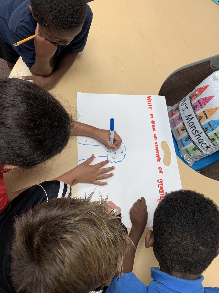 MrsManshack's tweet image. We completed our first chalk talk today to wrap up our force unit! Love seeing the ideas they come up with &amp;amp; how they respond to each other! ✏️ #CISDScienceRocks