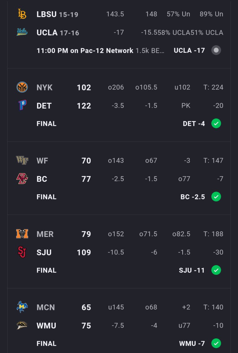 CSharp_Picks's tweet image. We tripled our bankroll last year during bball season. Off to a great beginning early this year.
Tonight 3-1 with one remaining play (freebie for you in the image)
Email csharpilp@gmail.com to get on board.
#SportsPicks #sportsbettingadvice #FreePicks #nba #NCAABPicks #NCAAB