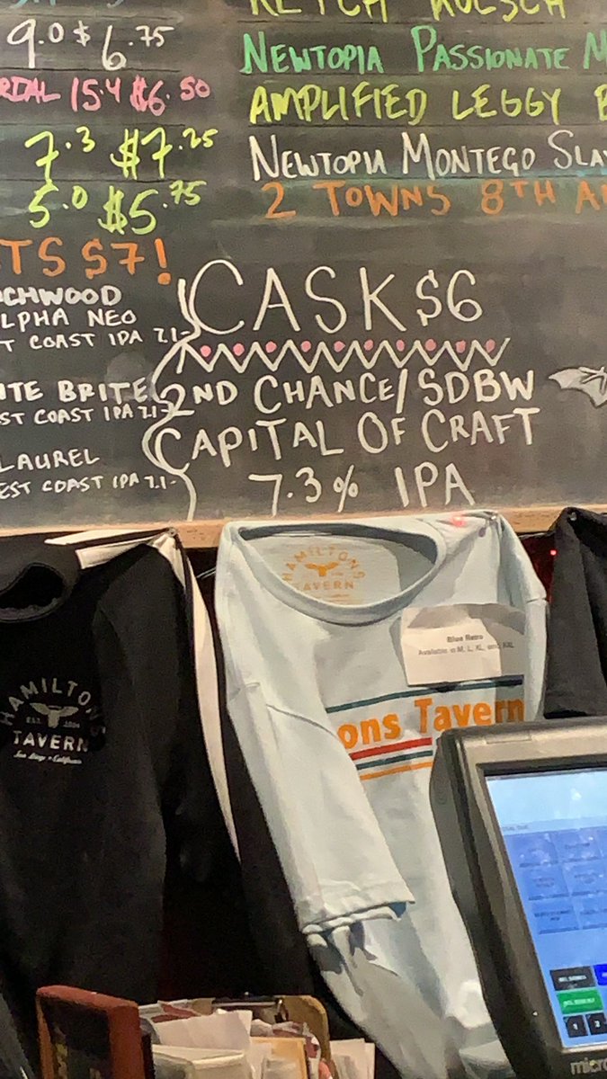 hamiltonstavern's tweet image. Hey hey the Capital of Craft IPA is on Cask! #sdbeerweek