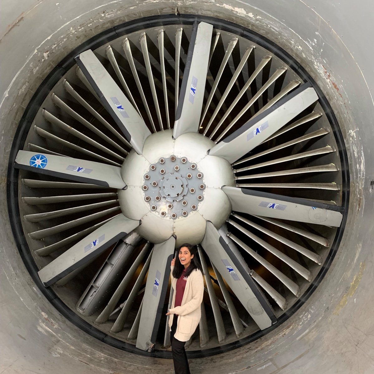 woaaofficial's tweet photo. It's #HumpD...actually nope - it's #WoAAWednesday! For today's feature we have Vidya Vishwanathan! Vidya is a PhD student @VirginiaTechAOE! She was the president of VT's AIAA chapter and in SGT. She has interned at @Boeing and @GEAviation focusing in structures & composites! https://t.co/c6CjavWH61