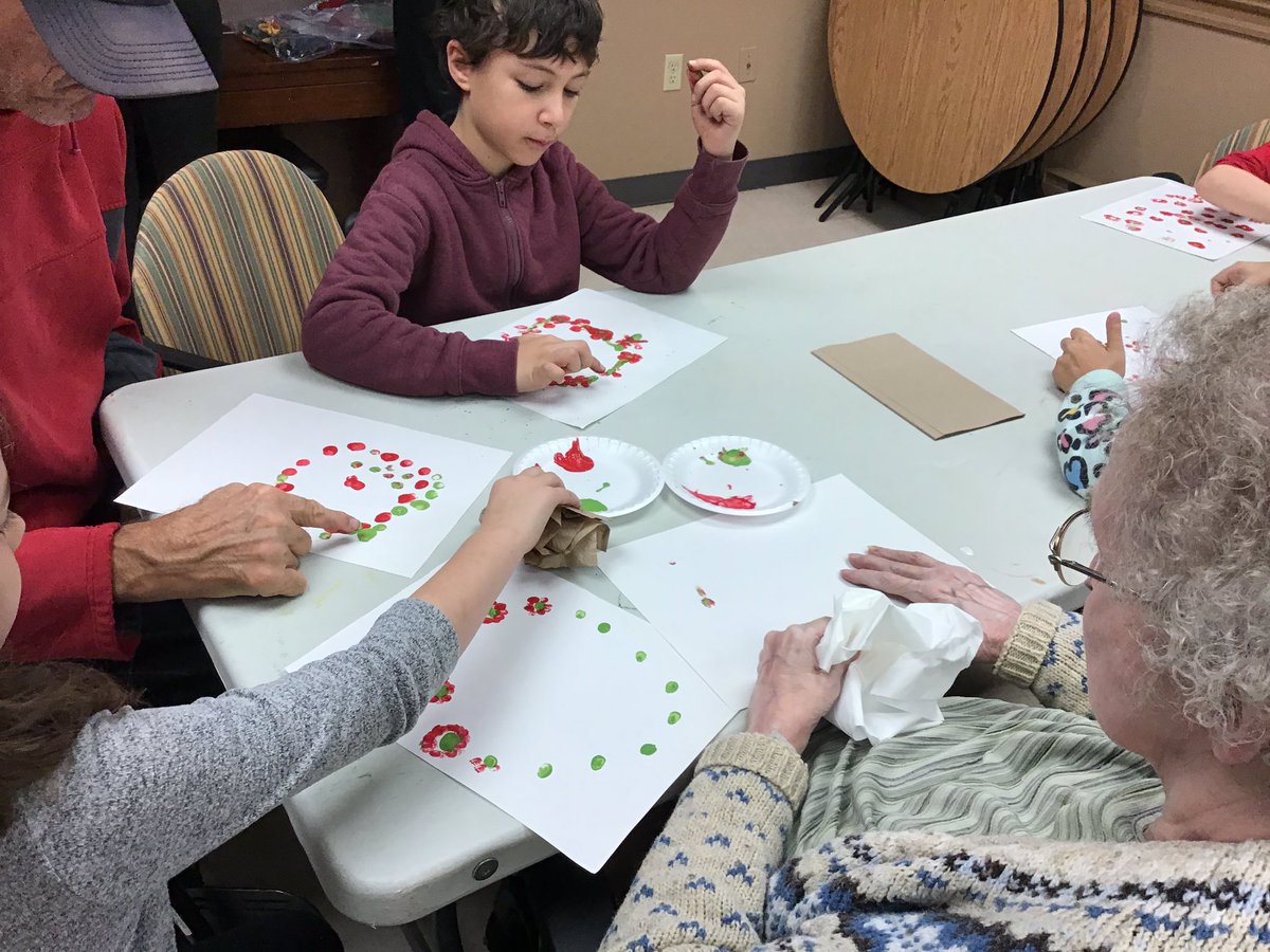Chelsey Park seniors were delighted to hear Remembrance Day poems written by <a href="/JChoja4/">J. Choja</a> gr.3 students and made a poppy wreath together. #community  <a href="/EagleHeightsPS/">Eagle Heights PS</a>