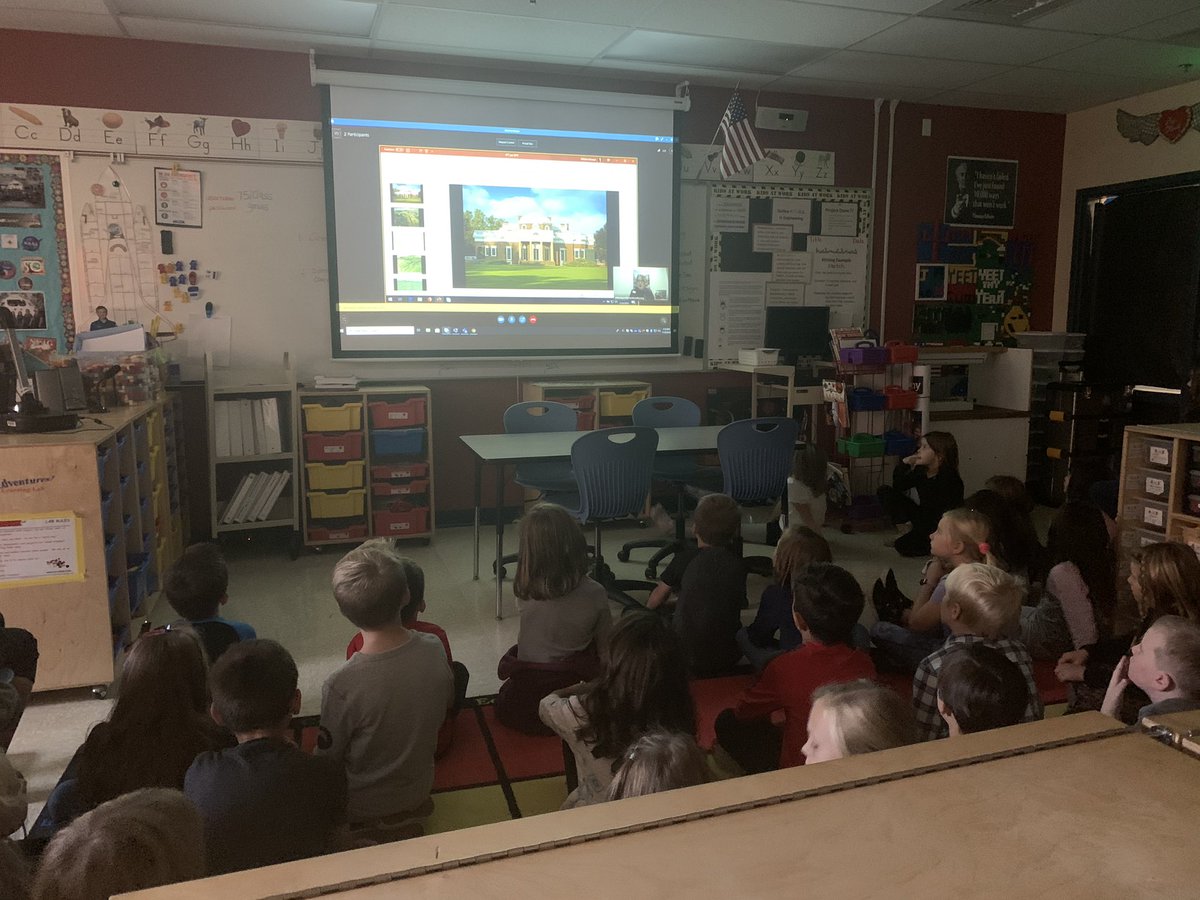 GinaKwid's tweet image. Virtual field trips yesterday to Jamestown and today to Jefferson’s Monticello! Super fun! #MicrosoftGlobalLearningConnection #wearewestada #galileostemacademy #miee #MIEExpert