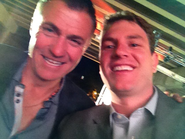 AlecGarnett's tweet photo. @VicLombardi thanks for having me on the show this morning. We met way back in 2014 and I snapped this blurry photo. Glad #PropDD passed! https://t.co/tquLWx4z9P