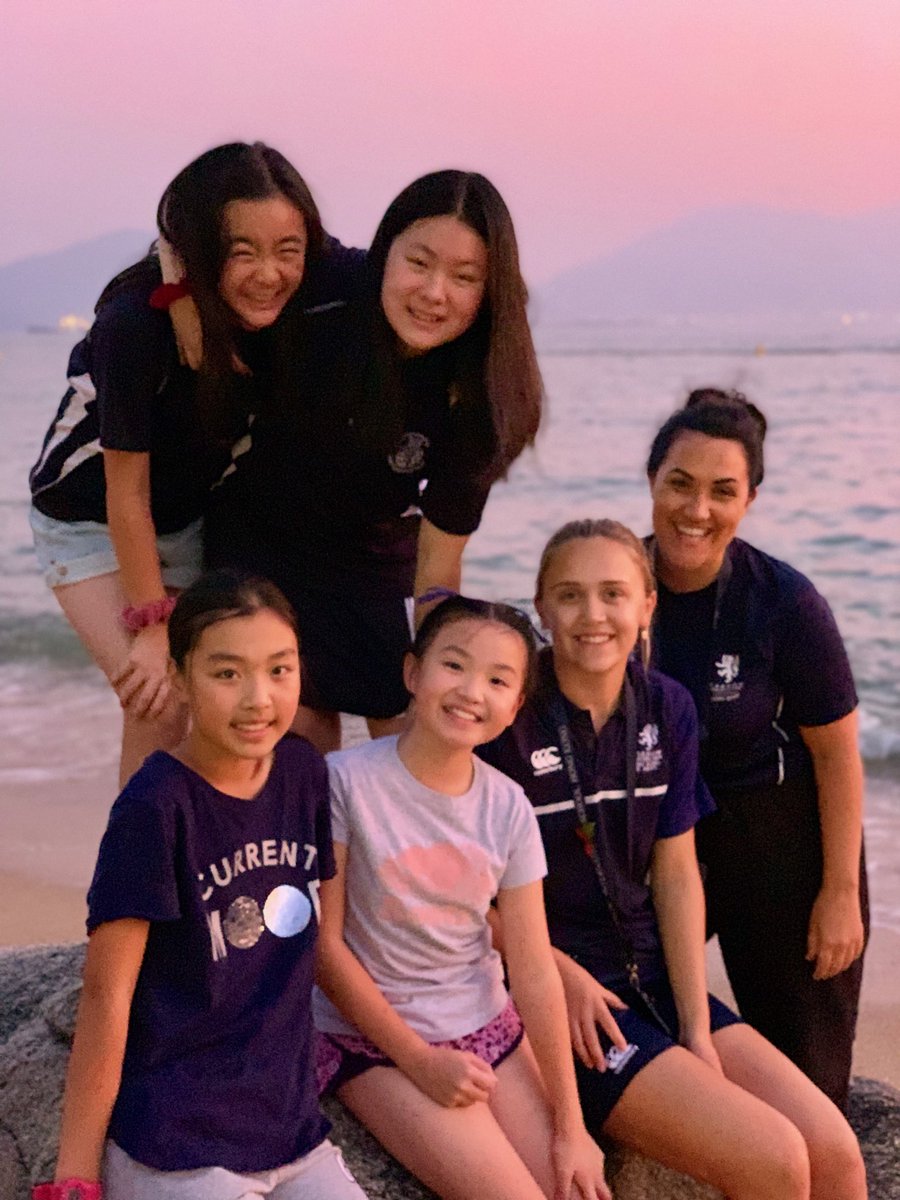 HeadHarrowHK's tweet photo. Staff, GAP Tutors and pupils enjoying time at the beach . @Harrow_HK . #PrepfreeWednesday https://t.co/15mh2IRJ4U