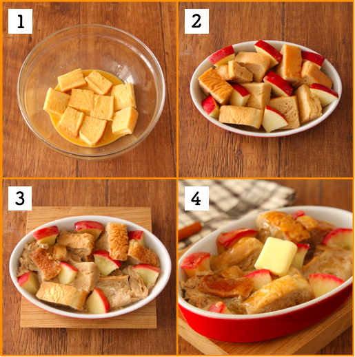 ラク速レシピのゆかり Toroaスイーツ開発 料理家 旬の りんご と ミルクティー でカフェの味 レンジで アップルミルクティーフレンチトースト ミルクティー飲みながら食べるとだいぶ幸せになれます 卵1個溶き ミルクティー80ml 砂糖大1混ぜ9等分