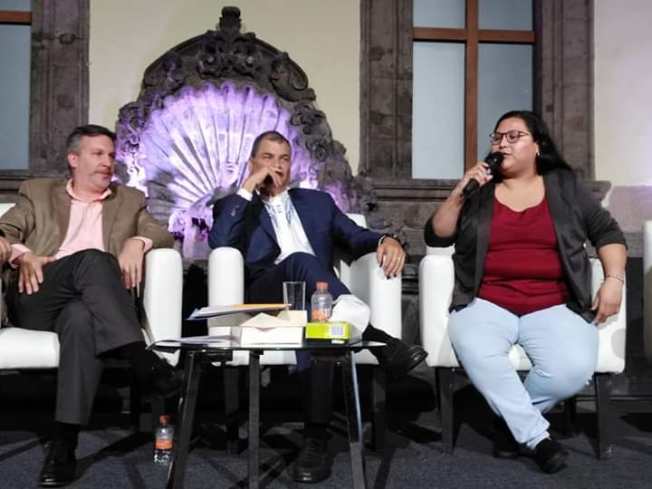 infpmorena's tweet photo. 📌"Ganar elecciones no es tomar el poder, aún queda una lucha contra los poderes fácticos": Rafael Correa.
Desde el #INFPM agradecemos la asistencia del expresidente de Ecuador🇪🇨 y nos llena de alegría que México🇲🇽 se convierta en sede de la discusión sobre el Ciclo Progresista. https://t.co/HIH48PSYvF