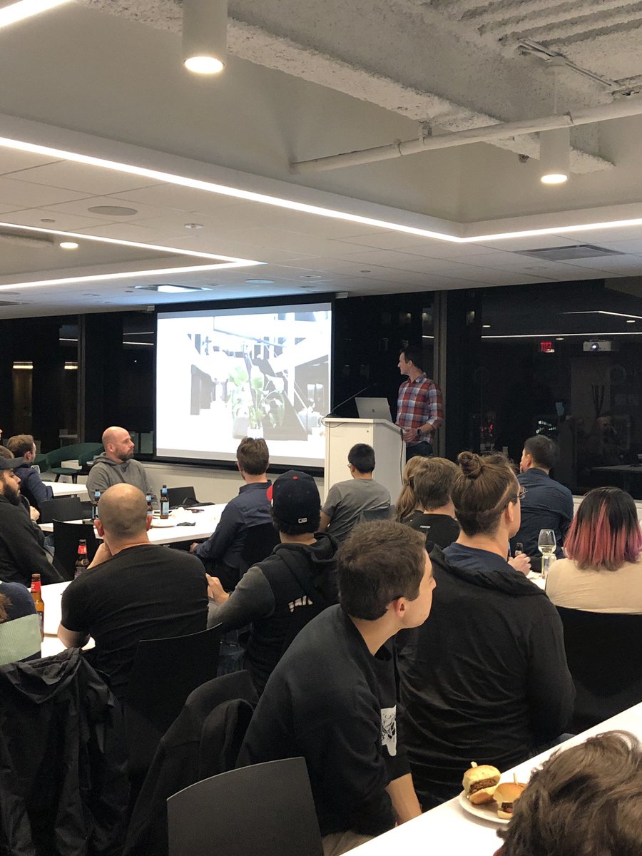 bdc_dev_garage's tweet photo. Great talk about #JAMStack and #ReactHooks at the @bos_js meet up hosted by @Convene (also great food!)
#MeetUp #BostonDevelopers #BostonJs #FrontEnd https://t.co/v1U7Va7aPT