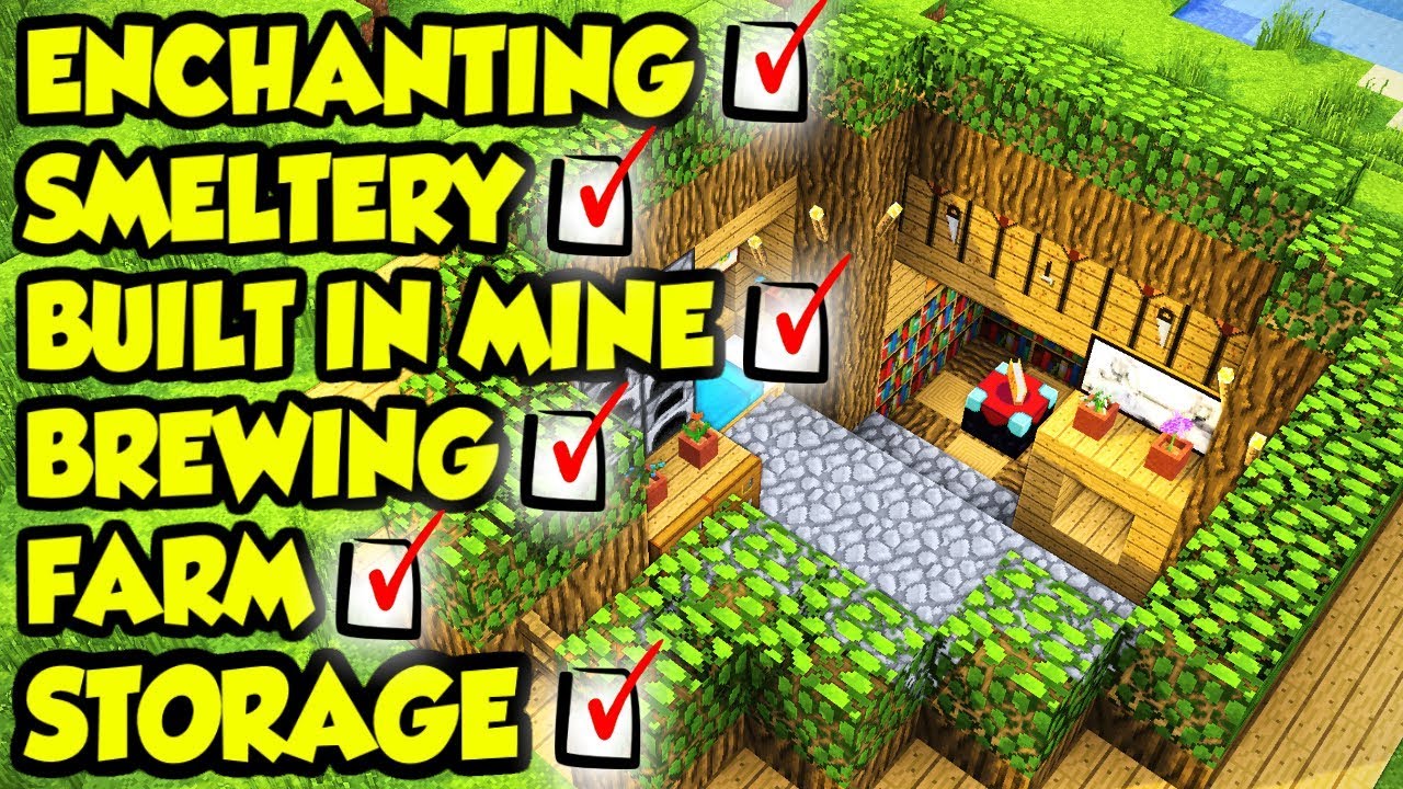 Minecraft House Tutorial :: How to build the ultimate farm house