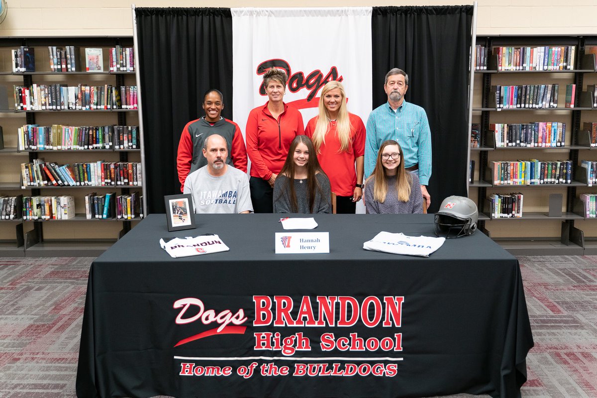 BrandonBulldogs's tweet photo. Congratulations to Hannah Henry for signing today to continue her academic and athletic career at Itawamba Community College . https://t.co/4cGcxAqFQO