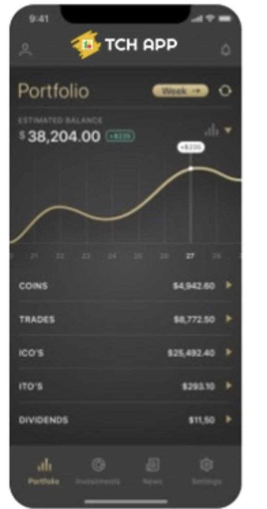 Thr_Official's tweet photo. #TCHApp Assets Dashboard is a place where you can have an overall view of your crypto assets at a glance
#iOS #MobileApp #DevelopmentPhase https://t.co/2J2AFt777v