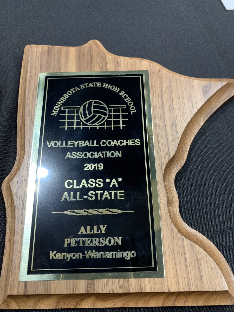 Ally and Julianna received their All-State volleyball awards tonight! Congratulations girls! You make K-W so proud!