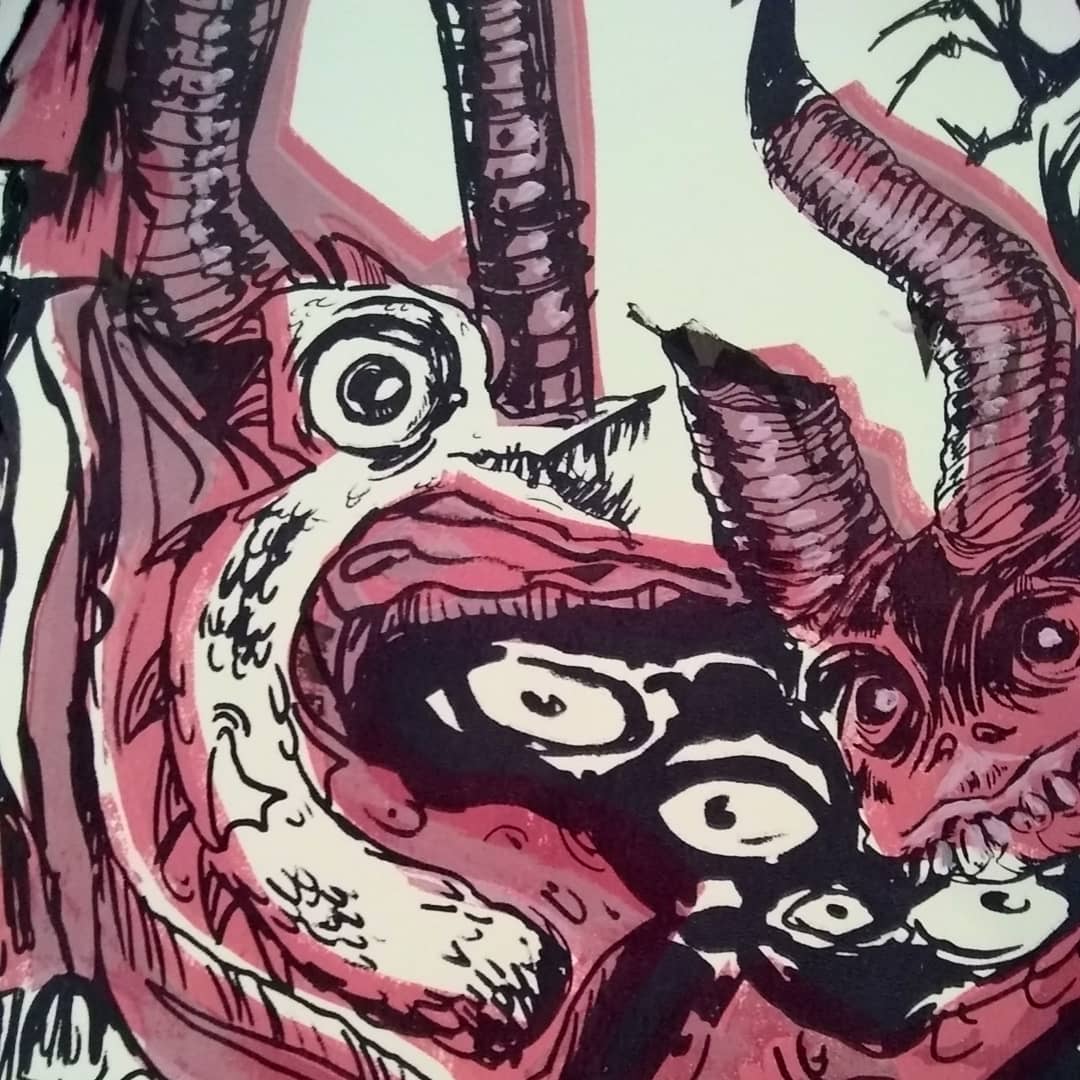 shoshannahgraff's tweet photo. Monster Lagoon
#monsters #screenprinting #illustration #grafffite https://t.co/cfy46iEZP2