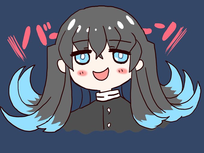 わんおさんがTwitterに投稿した時透無一郎(鬼滅の刃)のイラスト。