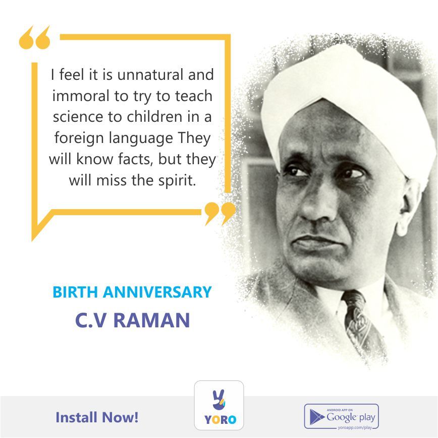 yoroapp's tweet photo. On the Birth Anniversary of Sir C.V. Raman
@yoroapp
@yoroapp
@yoroapp

#cvraman #physicist #indianphysicist #nobelprizewinner #awarded #hero #creator #science https://t.co/e52ARpAimu