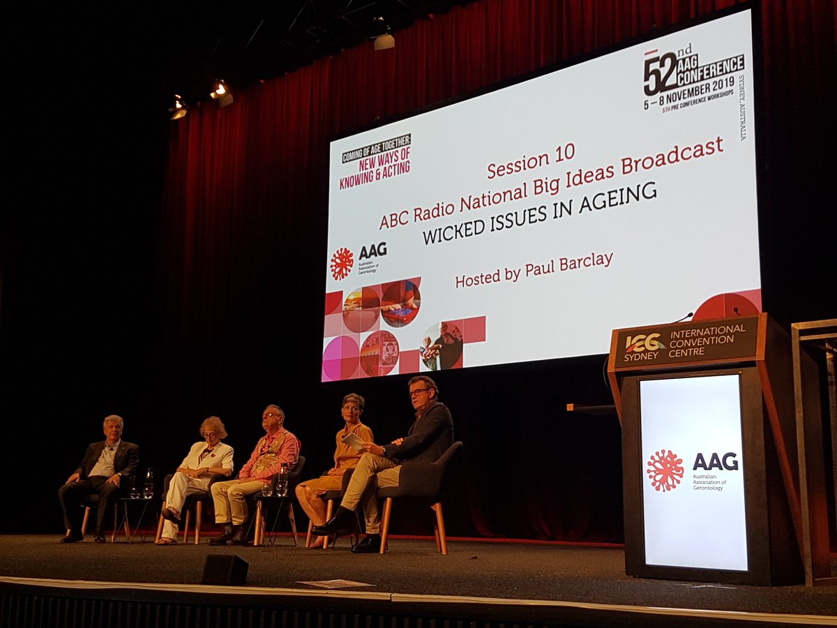 CMStirling1's tweet photo. #paulbarclay #bid ideas kicks off at #aagconf19 talking about wicked issues in ageing https://t.co/UUSUcYolzs