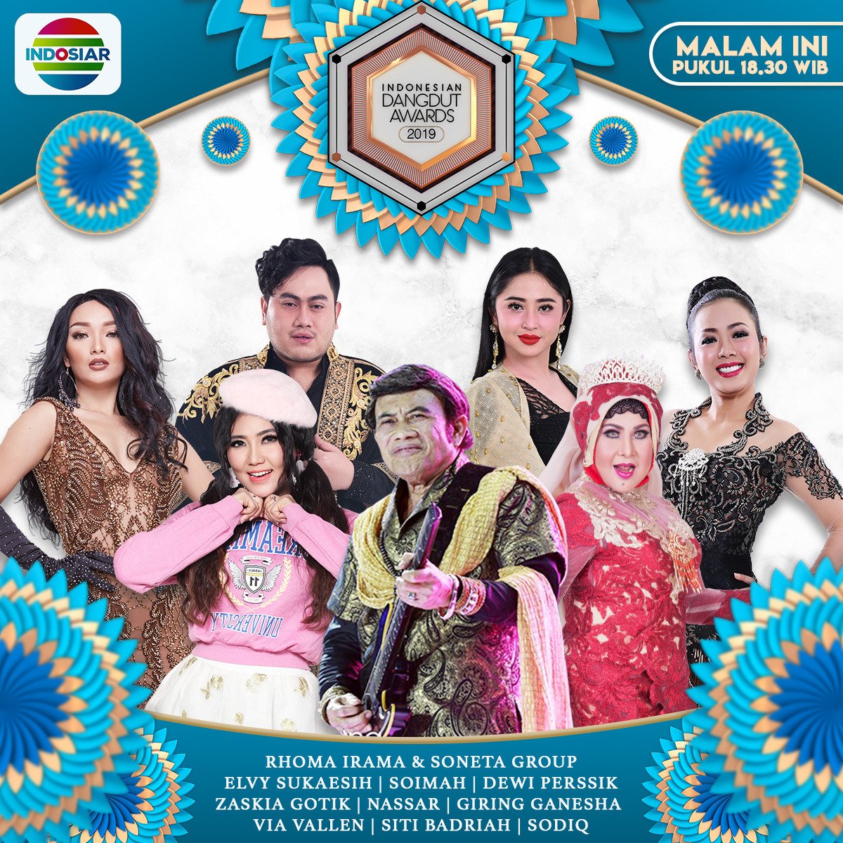 Penasaran siapa saja yang akan membawa pulang penghargaan di #IndonesianDangdutAwards2019? 

Temukan jawabannya malam ini, pukul 18.30 WIB hanya di Indosiar.