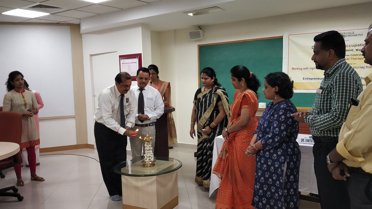 KoushikSau's tweet photo. Inaugural ceremony of Continuing Occupational Therapy Education (COTE) 2019 organized by Department of Occupational Therapy, MCHP, MAHE , Manipal #OccupationalTherapy #OTManipal @thewfot @aiotaaiota @ManipalUni @MCHP42873297 @maiya_dr @BellurRajashek1 https://t.co/N3zzg8IfWC