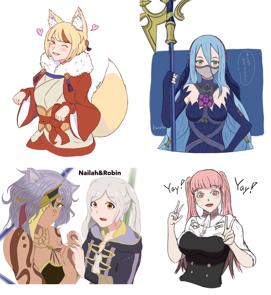 #11月なのでフォロワーさんに自己紹介
#私の絵柄が性癖に刺さる人に届いてほしい
#私の絵柄が好みって人にフォローされたい 
ただ今FE風花雪月のリシテアに沼ってる人。ルフレも描いたり主にfeキャラをまだ未熟ですが描いてますので良かったらチラッと見てやってください〜。 