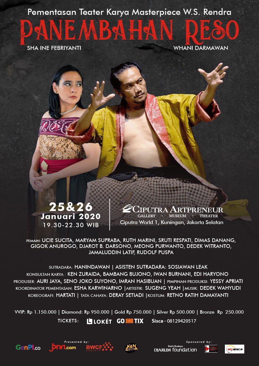 AlqAlmakiyah's tweet photo. @historia_id dukung pementasan teater karya WS Rendra ini yaaa https://t.co/BQ68x0WWSP