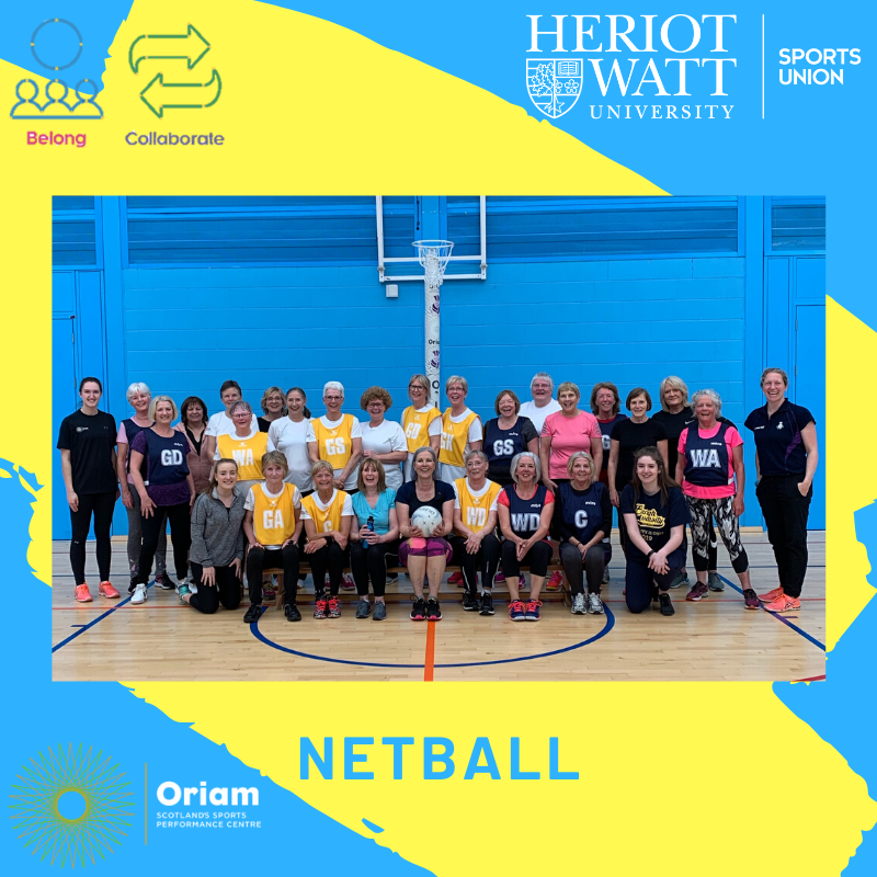 HWUSportsUnion's tweet photo. WATT VALUES | This week we are recognising the amazing ties @HWnetball has with community links from people of all all ages and many cultures! Check out our Facebook and Instagram posts to find out more!
#YouWATT #WattFamily #WattBELONG #WattCOLLABORATE
@HWUnion @HeriotWattUni https://t.co/5R1Q5AsRFJ
