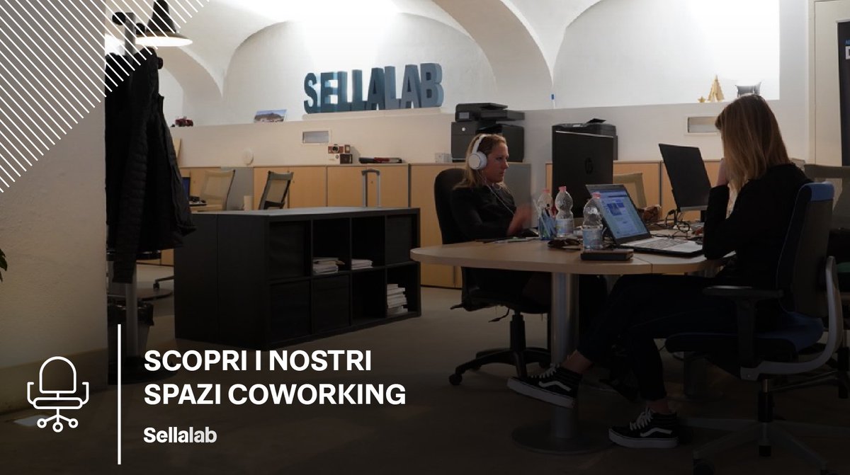 Lavorare in un #coworking significa essere parte di una #community, scambiarsi idee, collaborare, crescere, cogliere nuove opportunità. Scopri ora i nostri spazi e le nostre sedi 👉 sellalab.com/coworking/?utm…