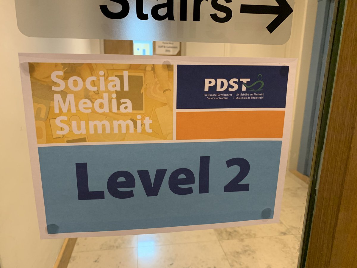 SiobhanEDU's tweet photo. Looking forward to a great day at @PDSTie first social media summit in @republicofwork #ROWCork #PDSTSocialMediaSummit https://t.co/EXl3tmgEL9