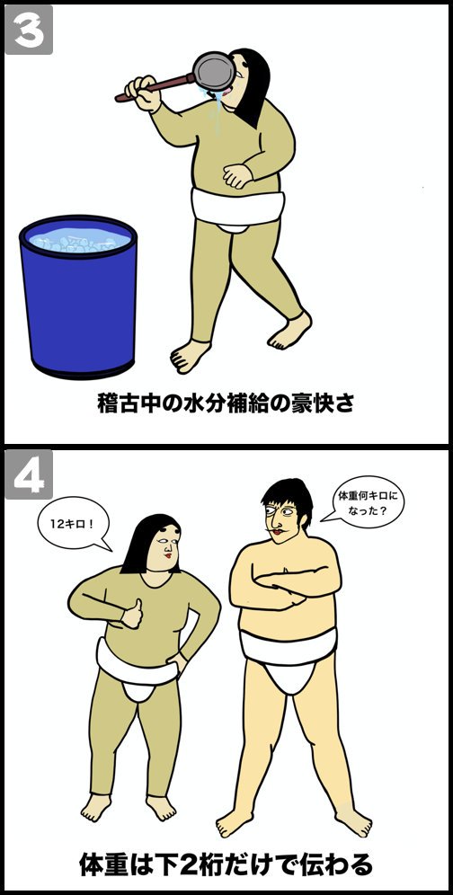 相撲部あるある 