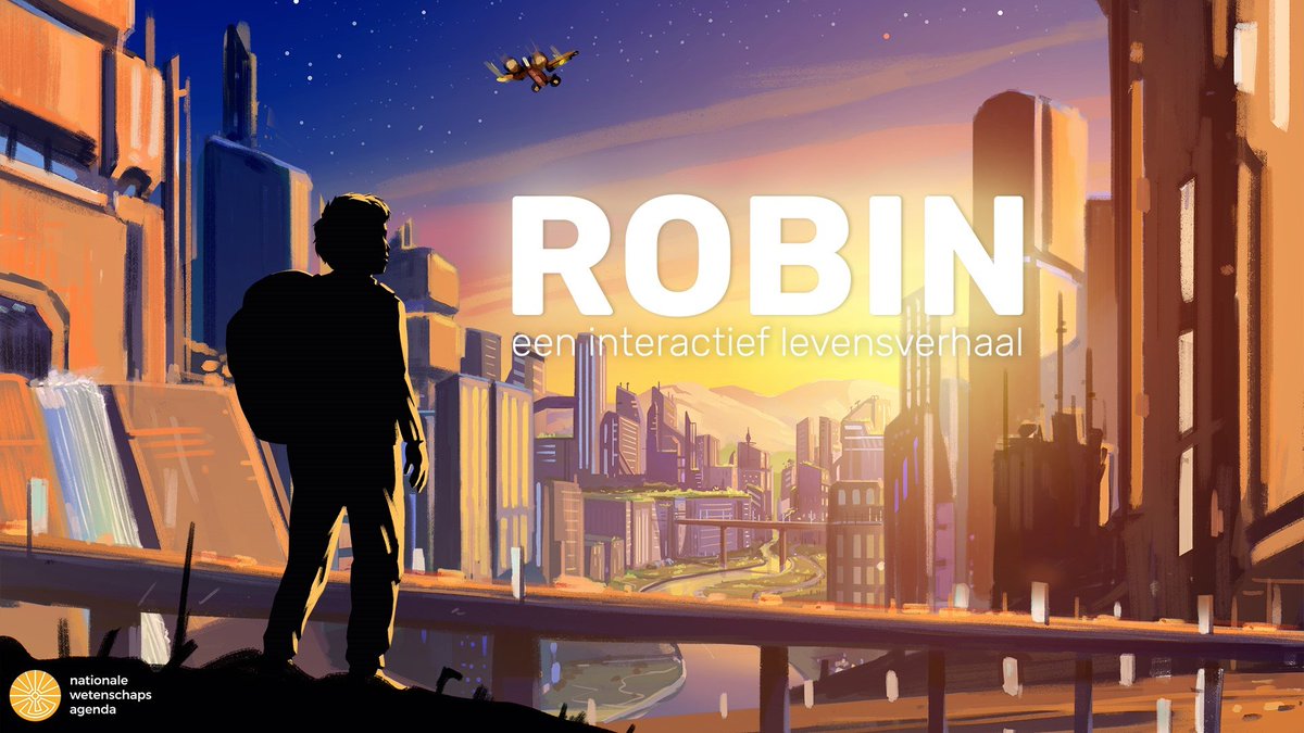 Wetenschappers en scenarioschrijvers hebben de handen ineen geslagen om de eerste Nederlandse interactieve animatiefilm te ontwikkelen. ROBIN: een interactief levensverhaal, is vanaf vandaag gratis online beschikbaar via robindefilm.nl. Lees meer: nwo.nl/actueel/nieuws…
