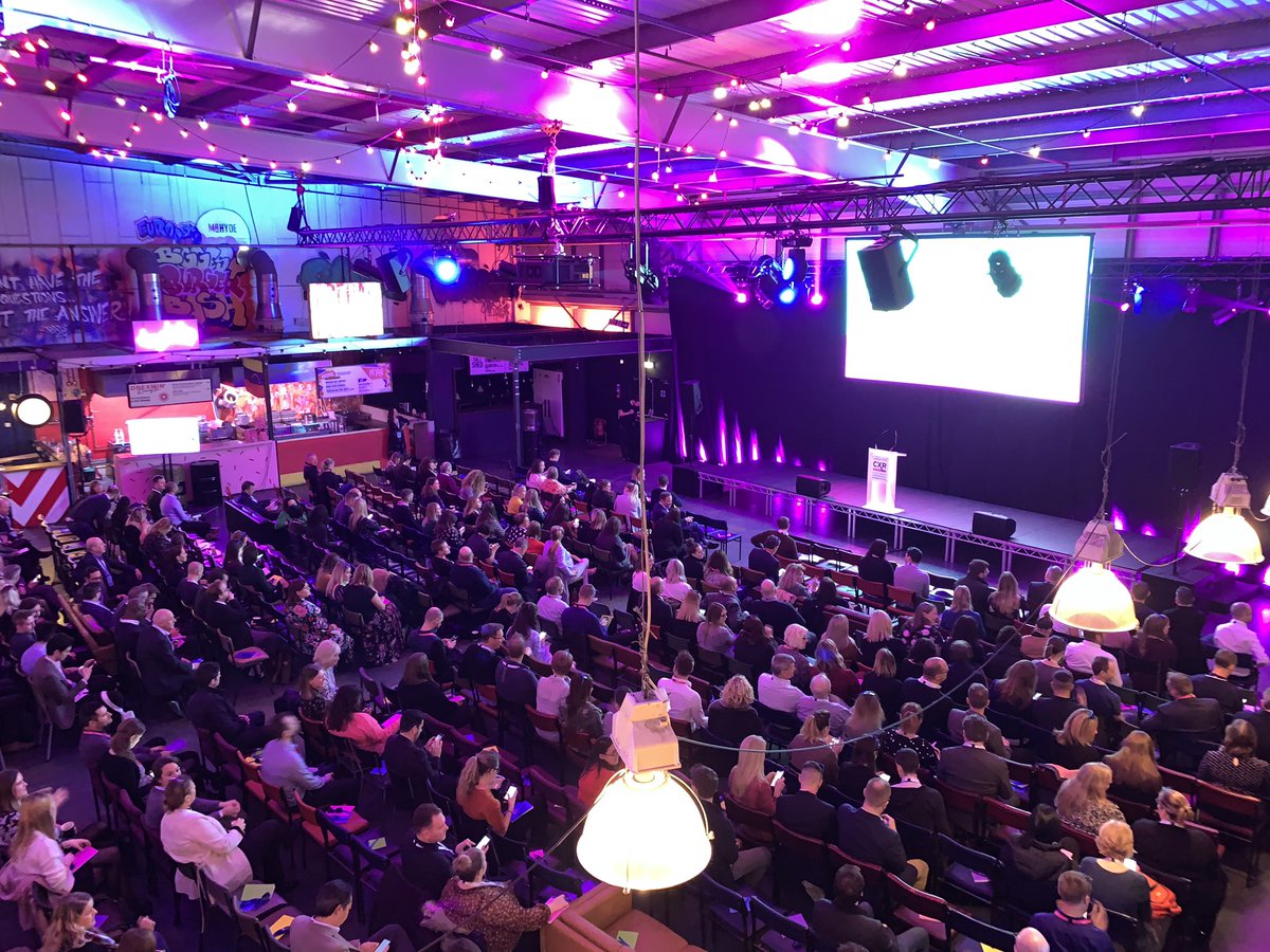 #cxr19 Raveolution at Hawker House. 500 CX experts at the start of a great day.