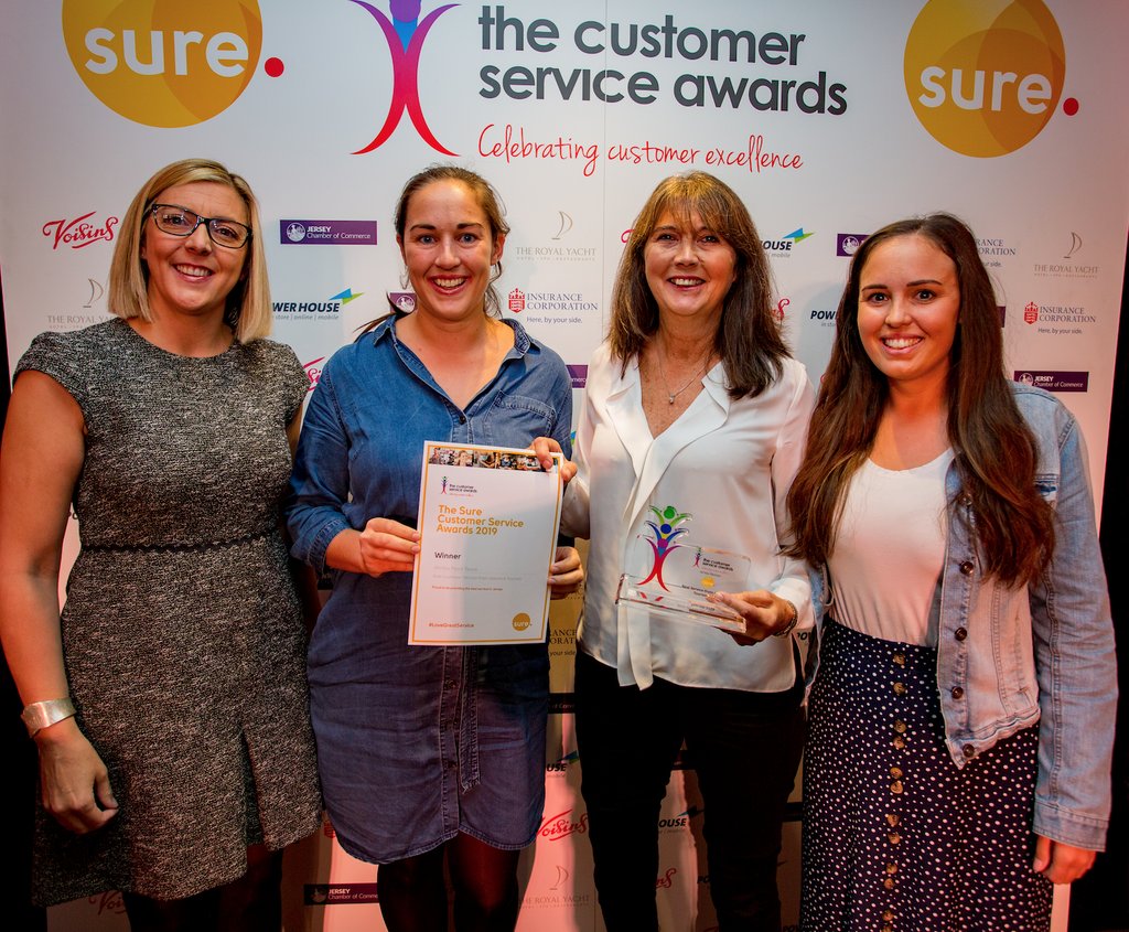 Congrats to the winners of the Sure award for Best Customer Service from Leisure &amp; Tourism. Trophies were award to Guernsey's German Naval Signals HQ and in Jersey to Jersey Food Tours. New destinations to visit? Yes!
<a href="/SureJersey/">Sure Jersey</a> <a href="/SureGuernsey/">Sure Guernsey</a>  <a href="/VisitGuernsey/">VisitGuernsey</a> <a href="/VisitJerseyCI/">Visit Jersey</a>