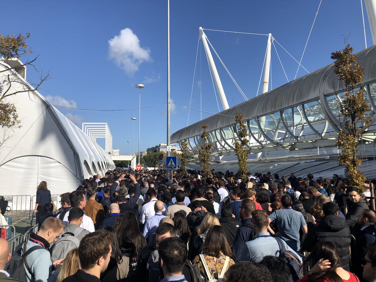 RapolasSaulius's tweet photo. Paying more than 750€ to stand in lines. #WebSummit2019 https://t.co/fDkmSICt3h