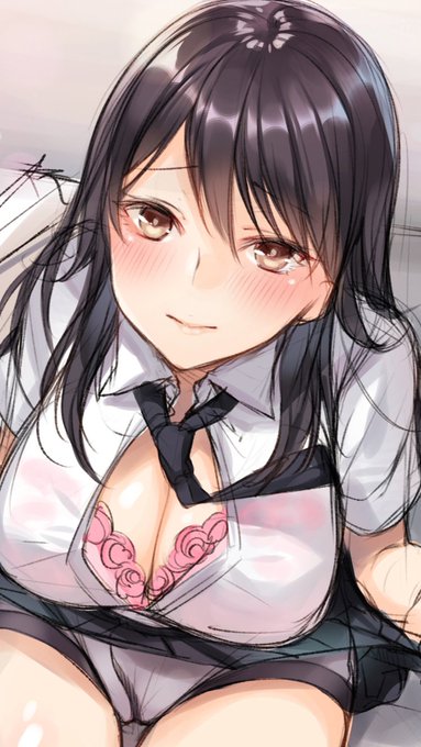 ちょっと変わり者の黒髪JKとイチャラブするお話です 