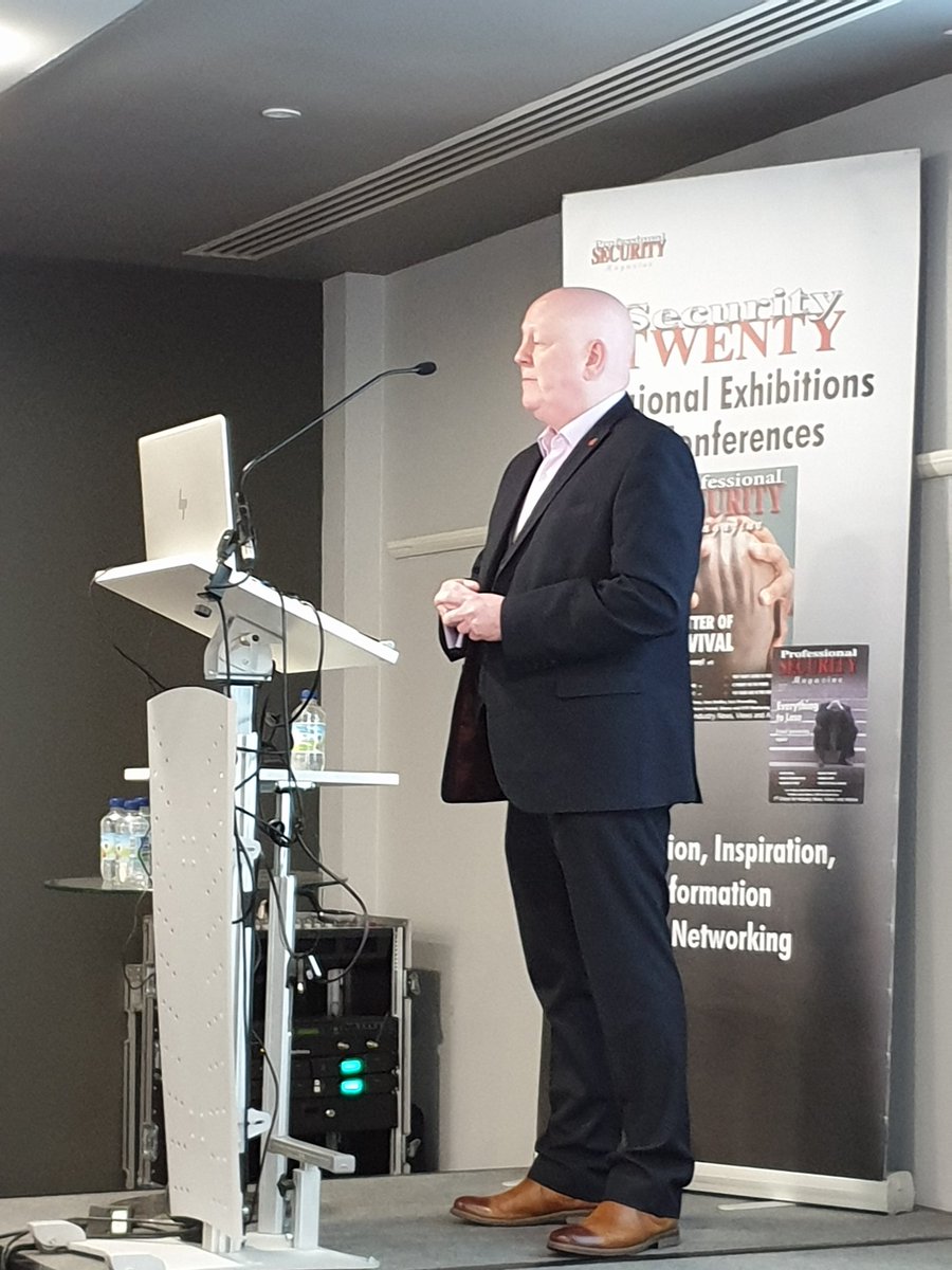 Phil Wring of @HIKVISIONUK talking to Professional Security Magazine's ST19 Heathrow event about the very necessary and hugely important Secure by Default. @Profsecman @SECURITYTWENTY @surcamcom @Advent_IM_MD @Advent_IM_Comms