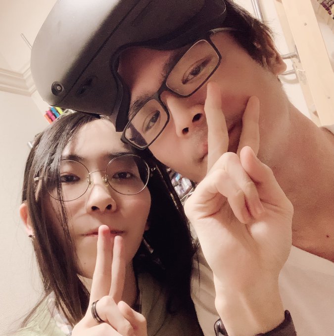 今日のゆのめあ(実写)
ゆのさんが被ってるのはOculusです 