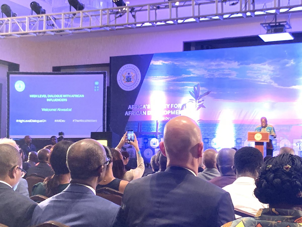 missmettle's tweet image. “We only truly become independent when we’re economically independent. Others have done it and so can we!” I couldn’t agree more @NAkufoAddo! #Ghana @UNDPGhana #HighLevelDialogueGH #AI4Dev #TheAfricaWeWant