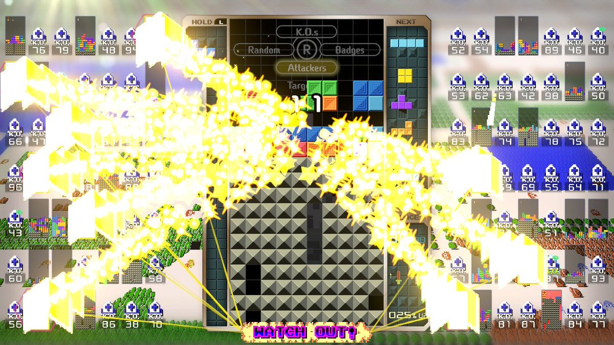 rafidesuo's tweet photo. なんだこれっ？！
スッゴい星だ！！
#Tetris99 #Tetris #NintendoSwitch https://t.co/whjOqvzxZi
